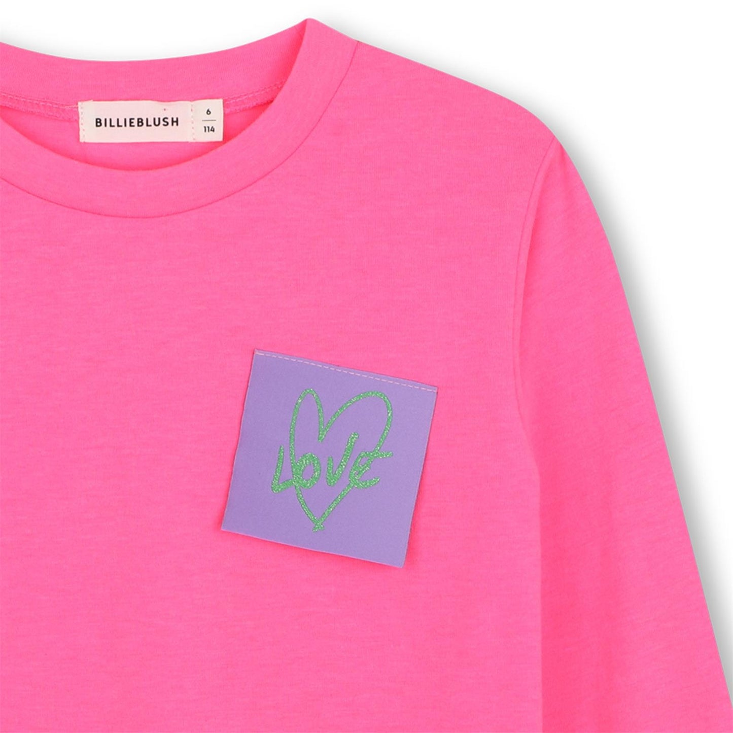 Billieblush - T-shirt fuchsia backprint