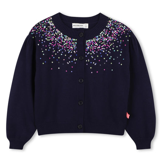 Billieblush - Cardigan navy & sequins