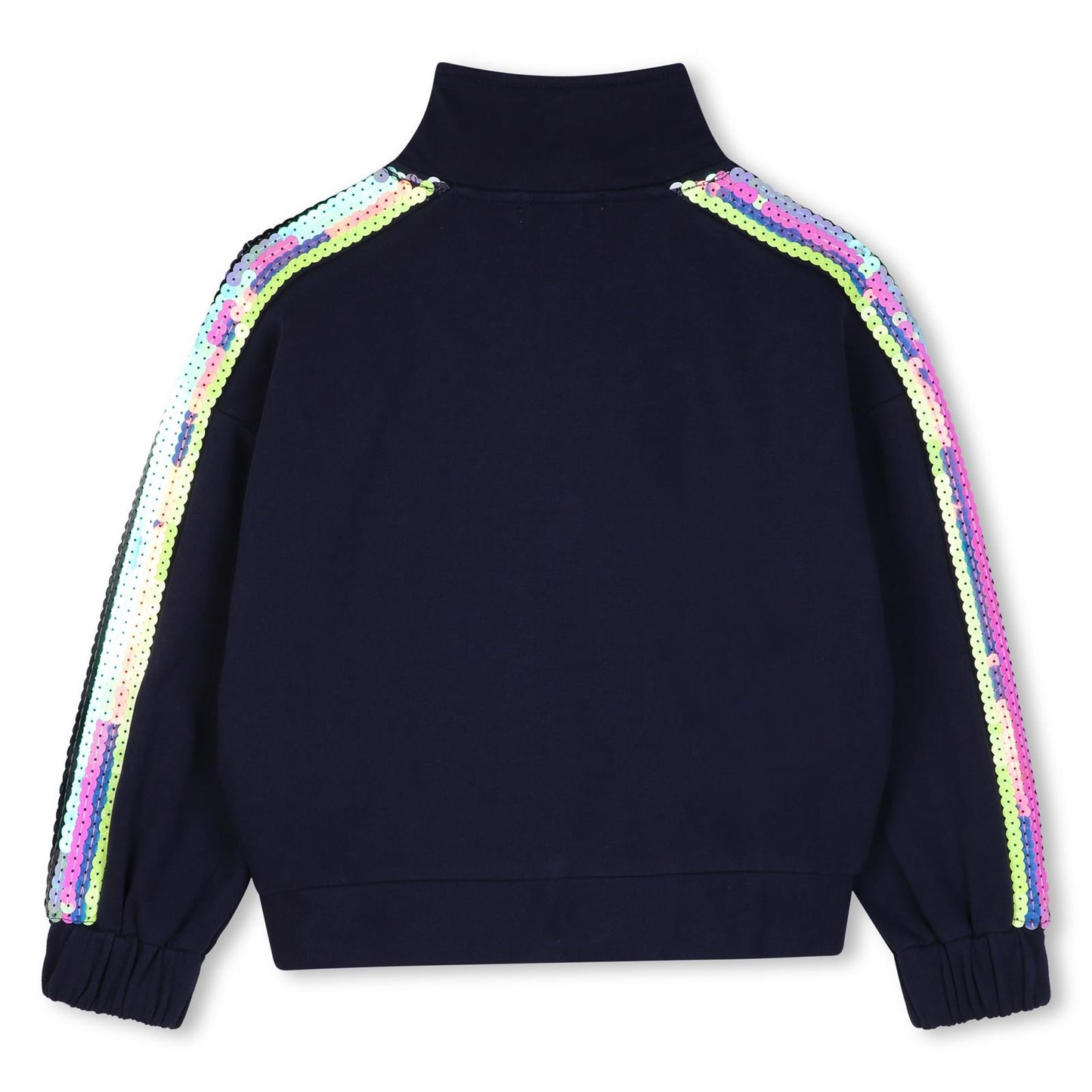 Billieblush - Cardigan zippé navy & bande sequin