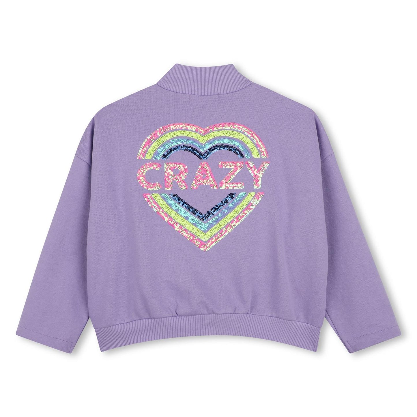 Billieblush - Cardigan zippé backprint lilas