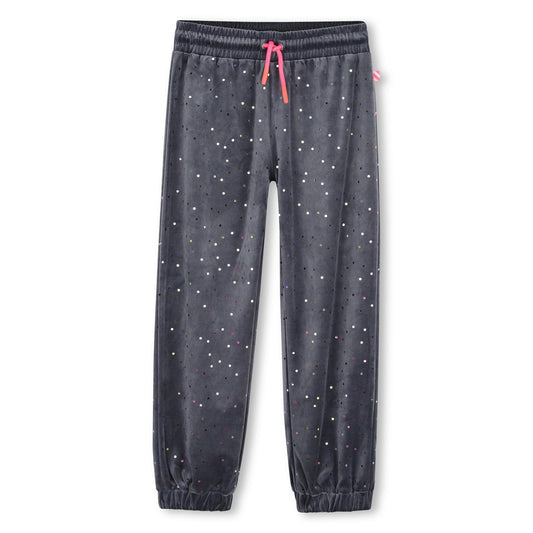 Billieblush - Pantalon de jogging gris en velours