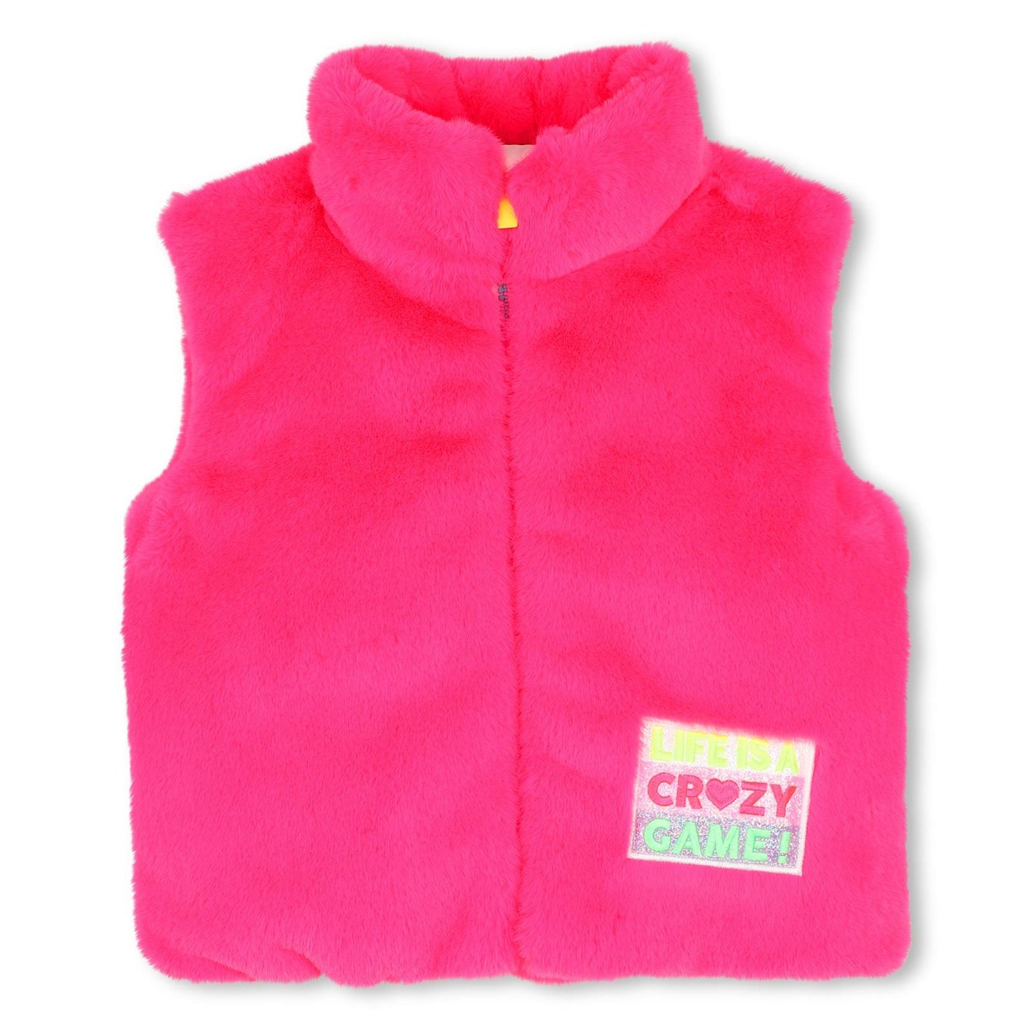 Billieblush - Veste polaire sans manche fuchsia