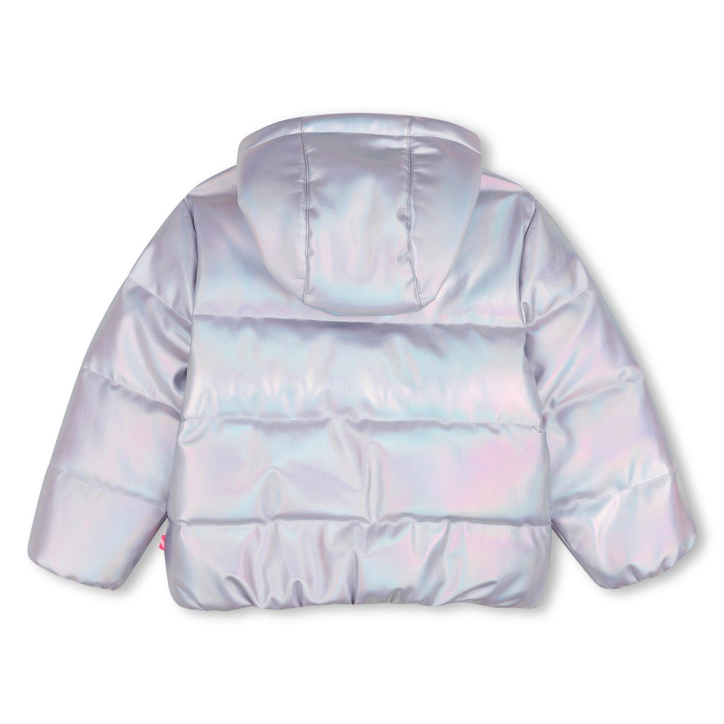 Billieblush - Doudoune nacrée à capuche & perles multicolores