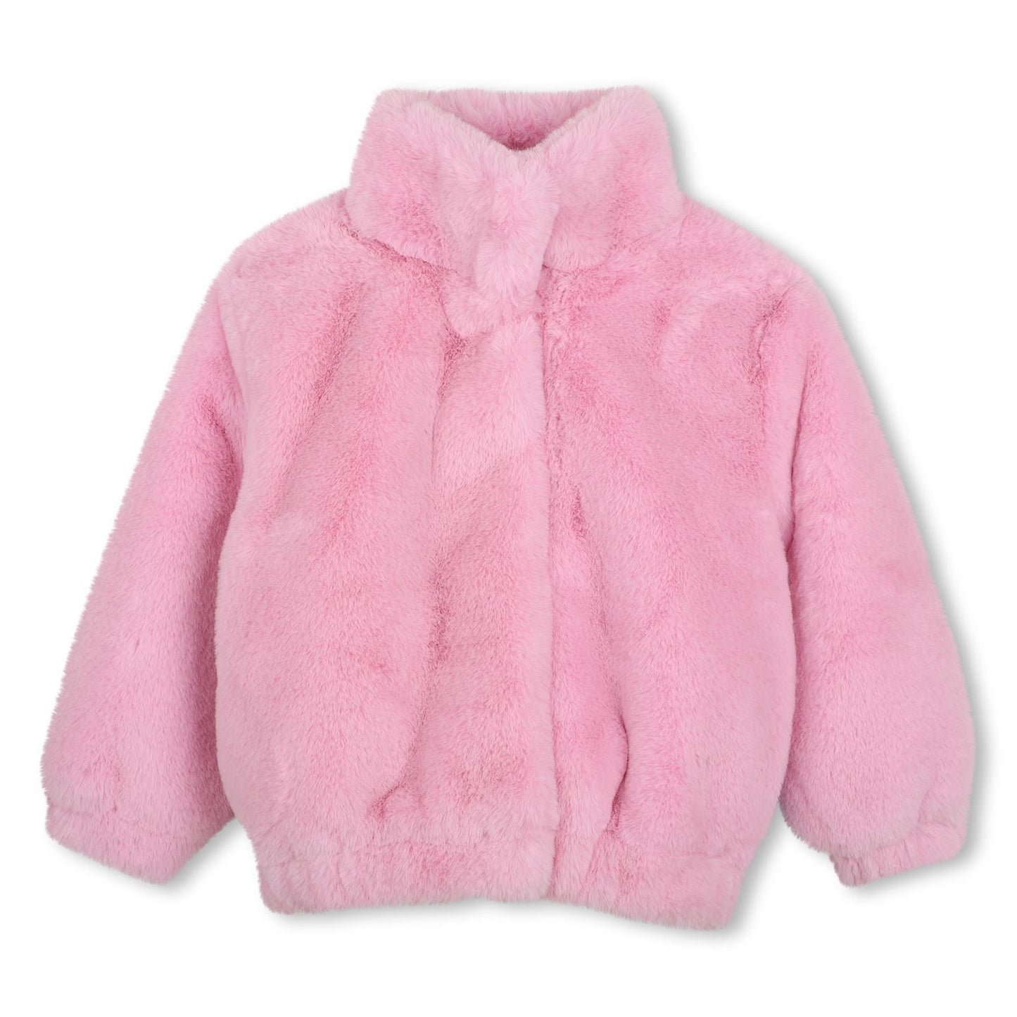 Billieblush - Manteau en polaire duveteuse backprint