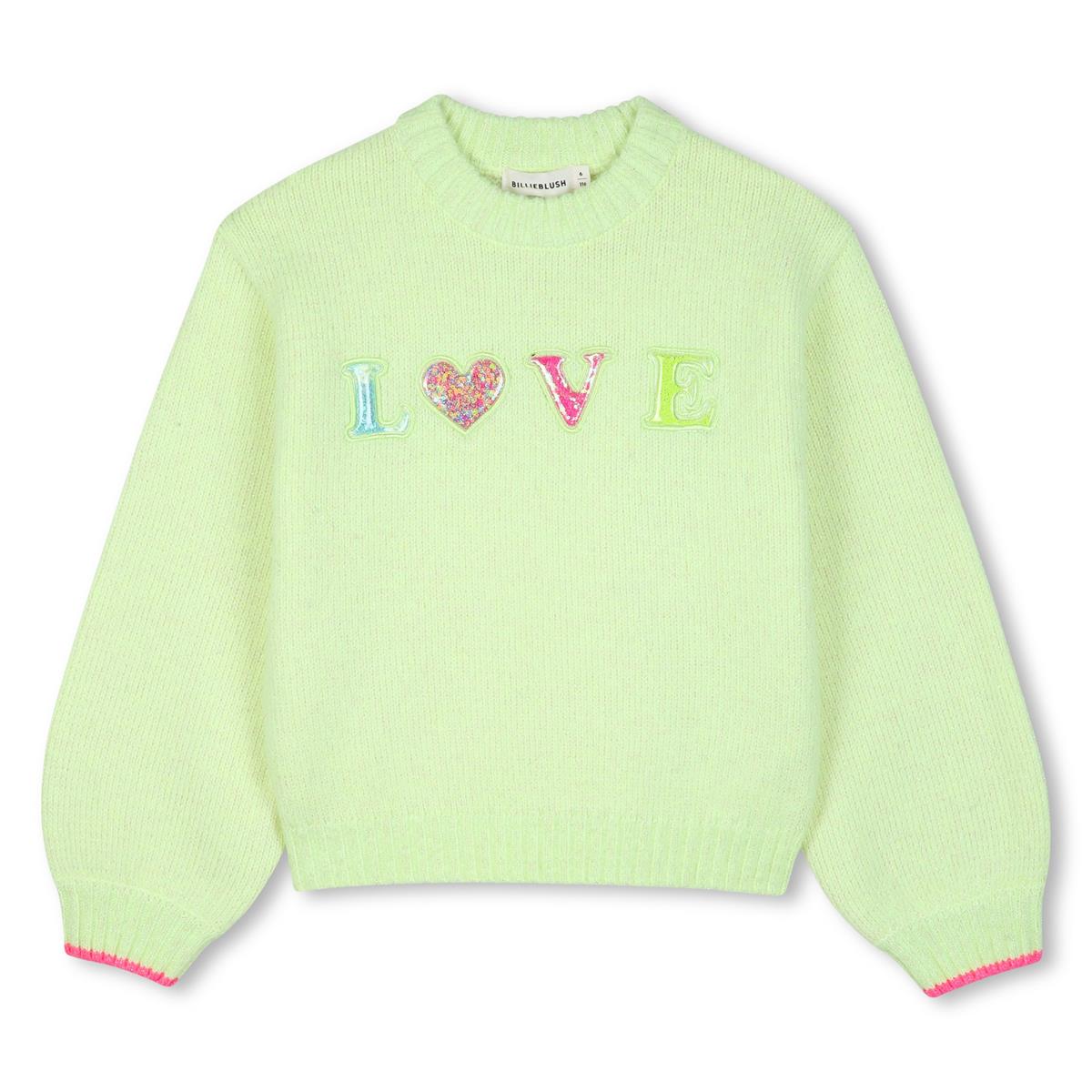 Billieblush - Pull jaune en tricot