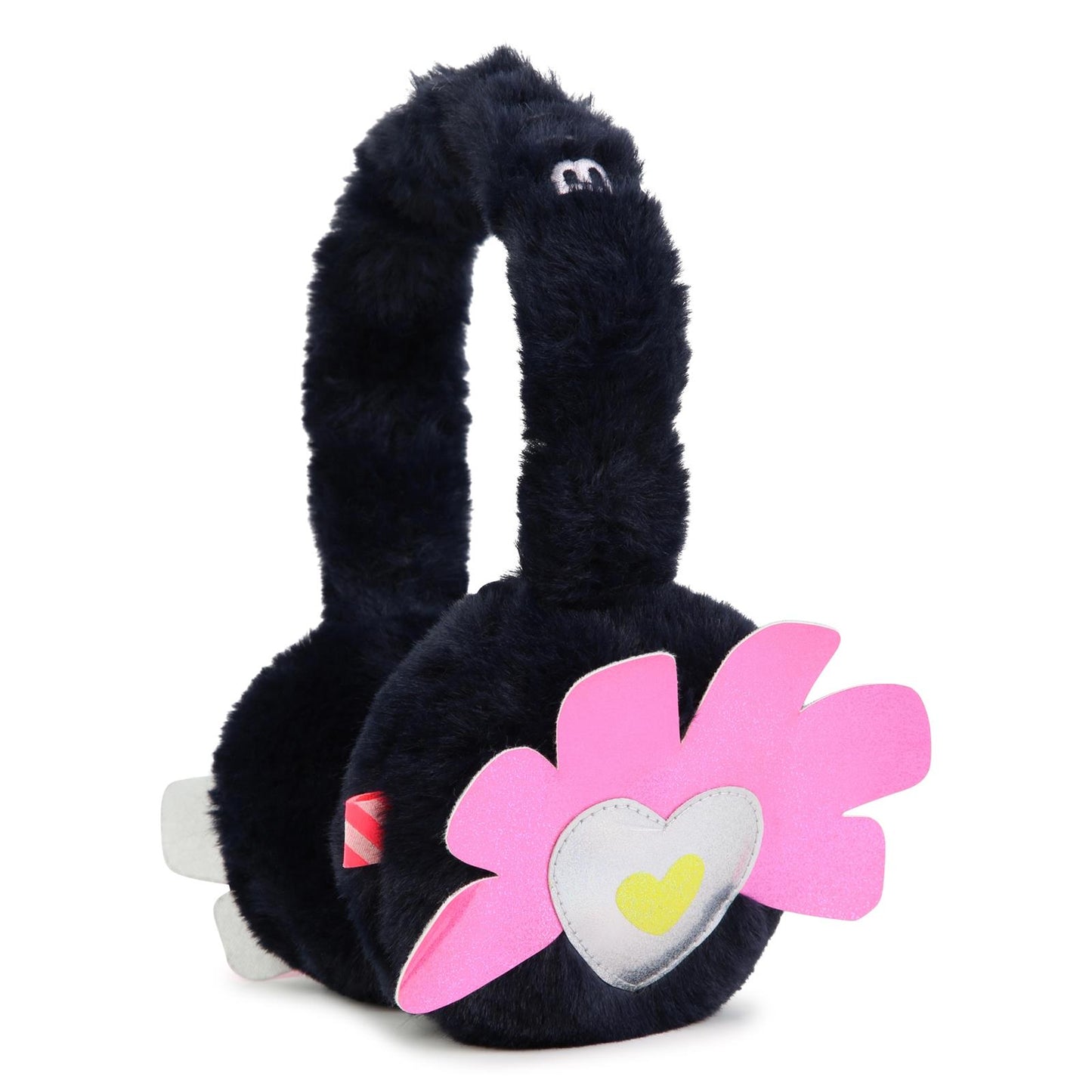 Billieblush - Cache-oreilles en polaire navy FLOWER