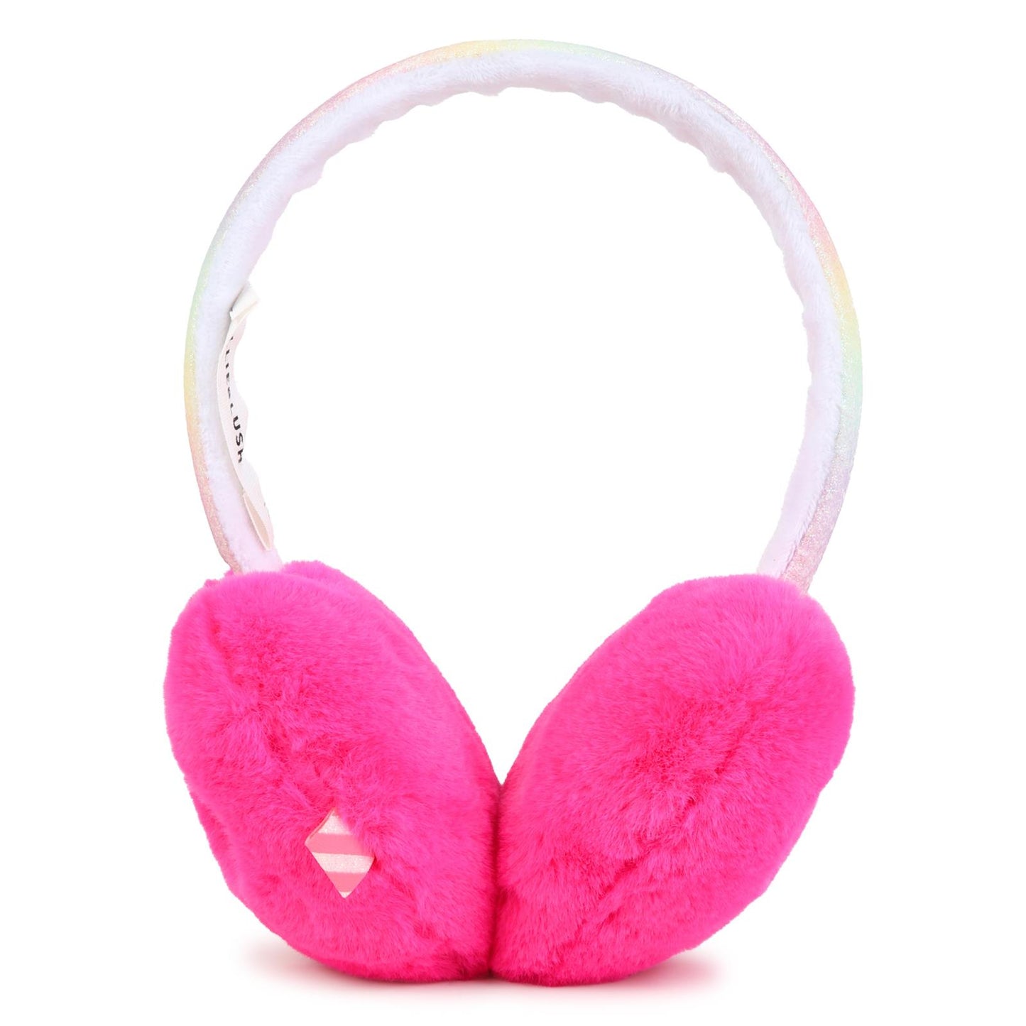 Billieblush - Cache-oreille en polaire fuchsia COEUR