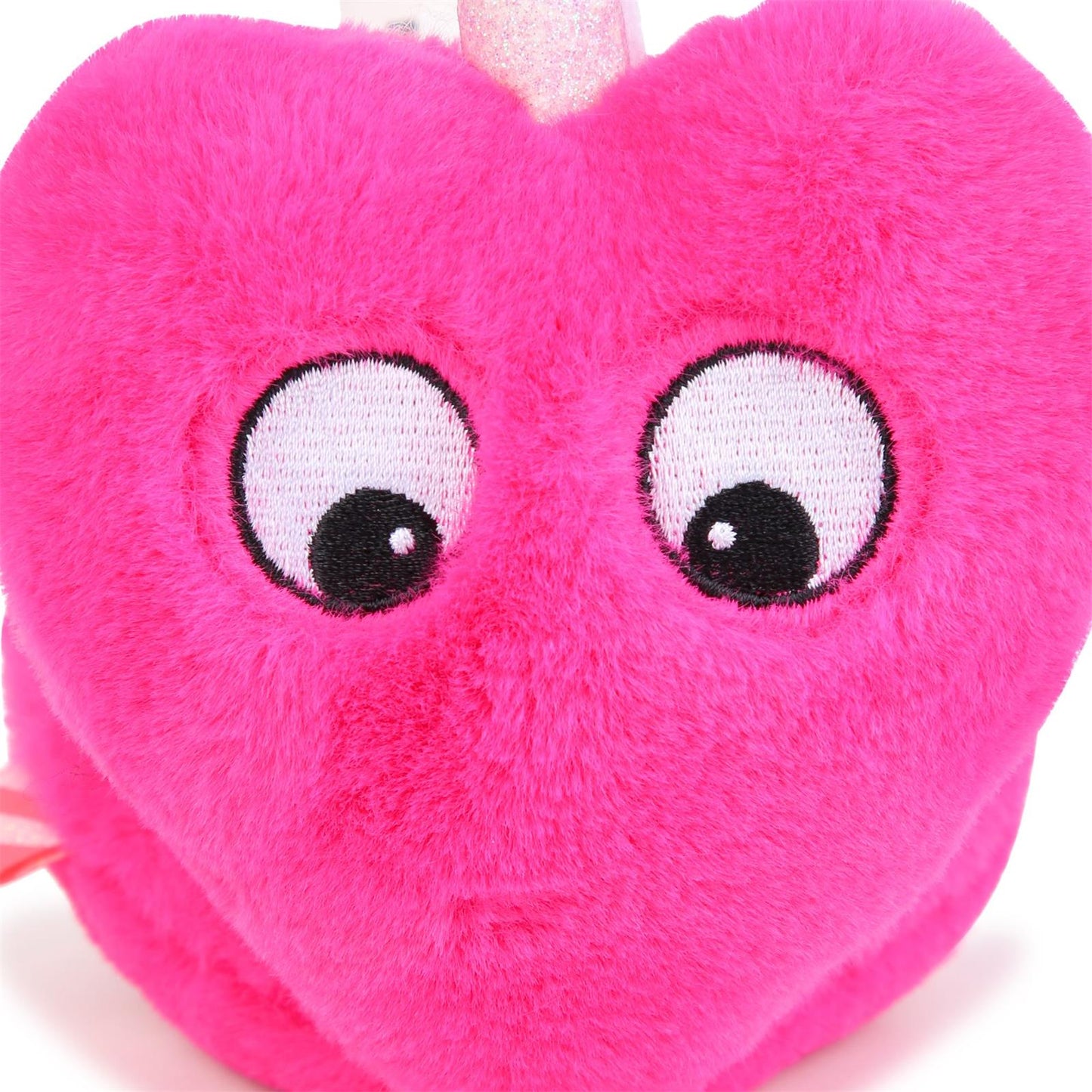 Billieblush - Cache-oreille en polaire fuchsia COEUR