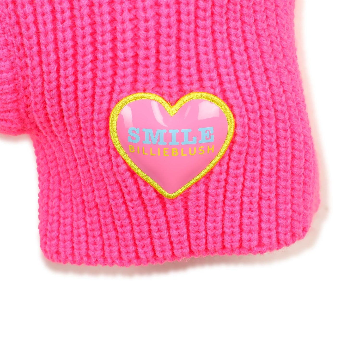 Billieblush - Cagoule polaire fuchsia & deux pompons