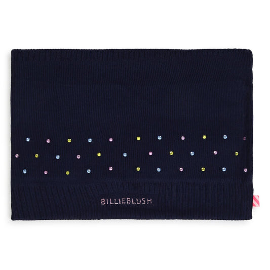 Billieblush - Navy Snood with rhinestones