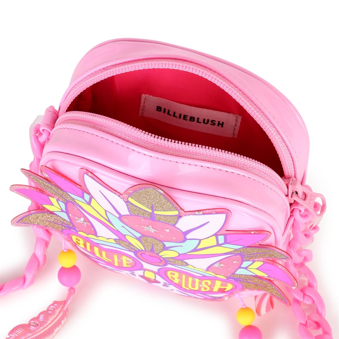 Billieblush - Sac à main fluo & paillettes CHAT
