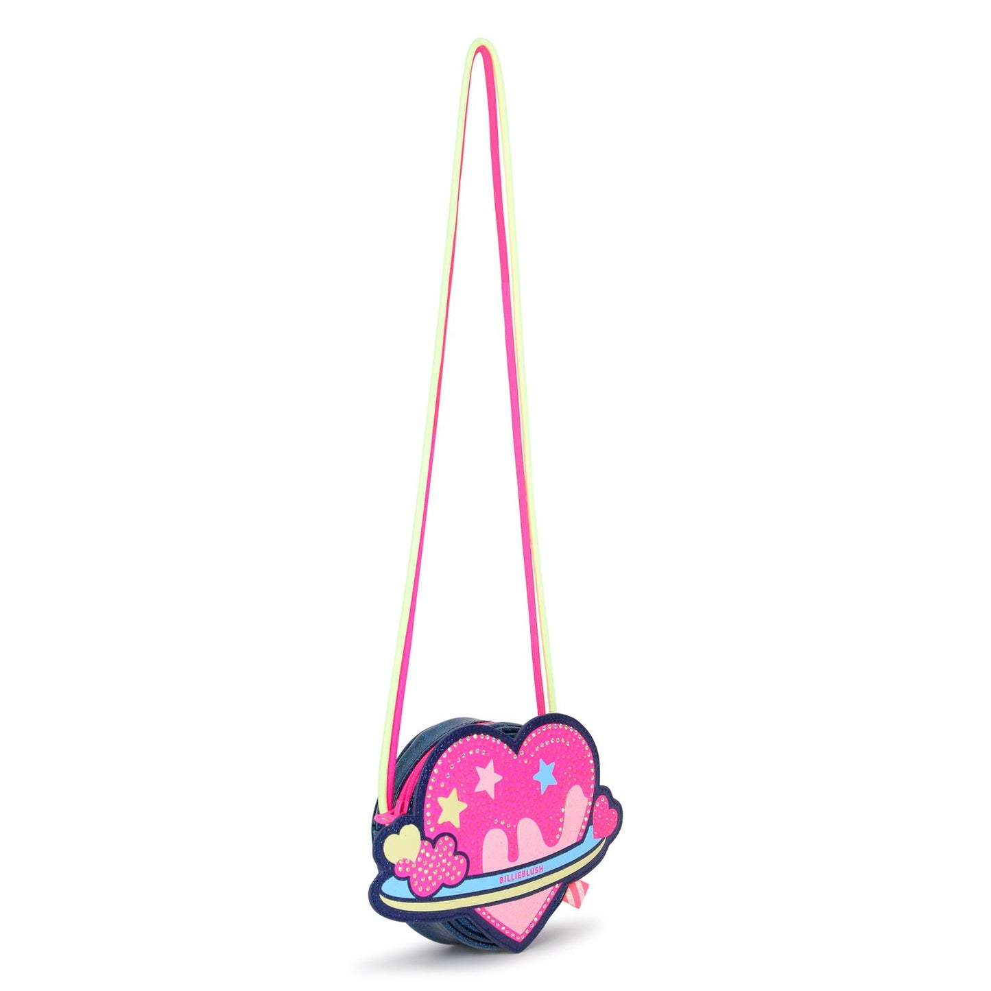 Billieblush - Sac à main navy à paillettes & strass coeur
