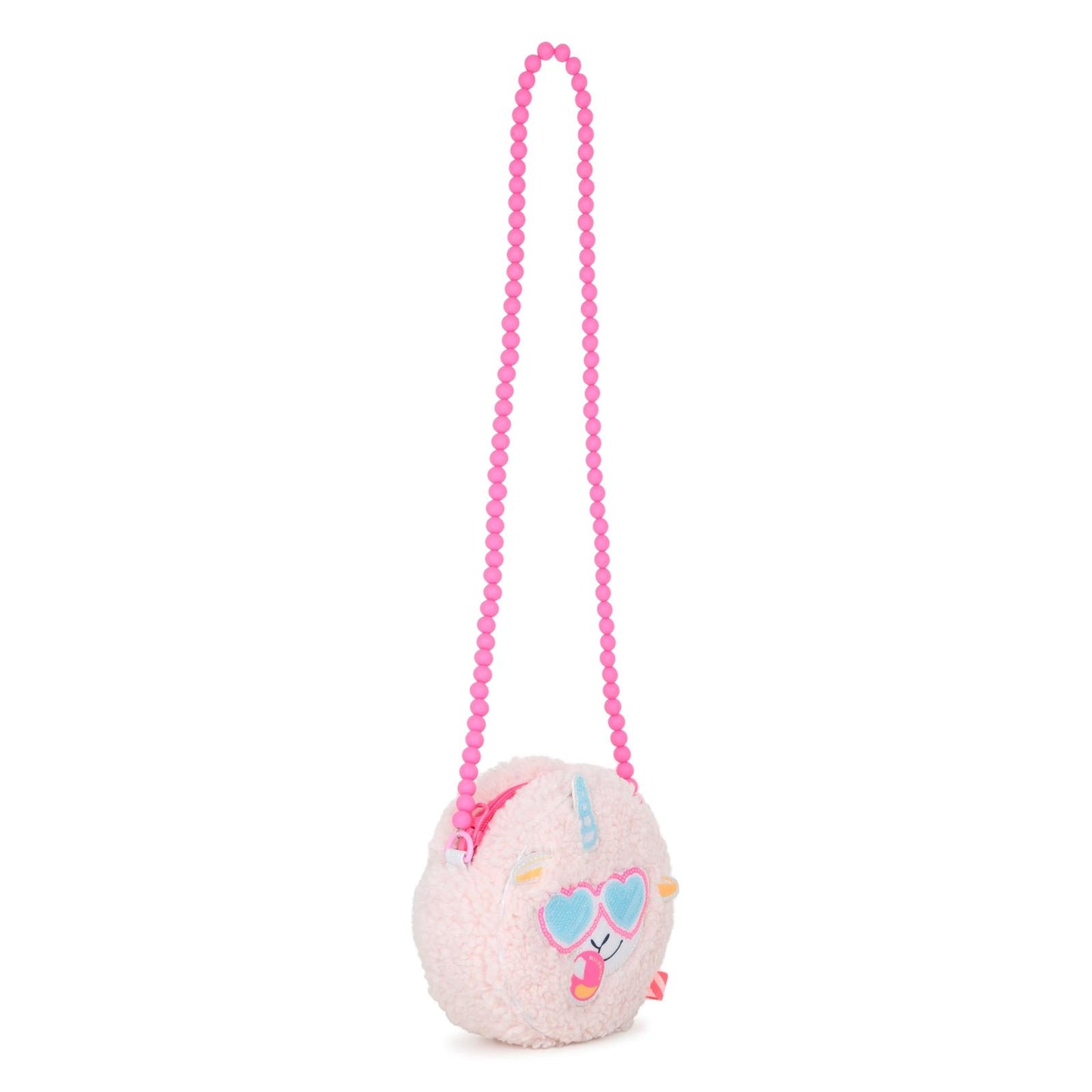 Billieblush - Sac à main rose mouton polaire