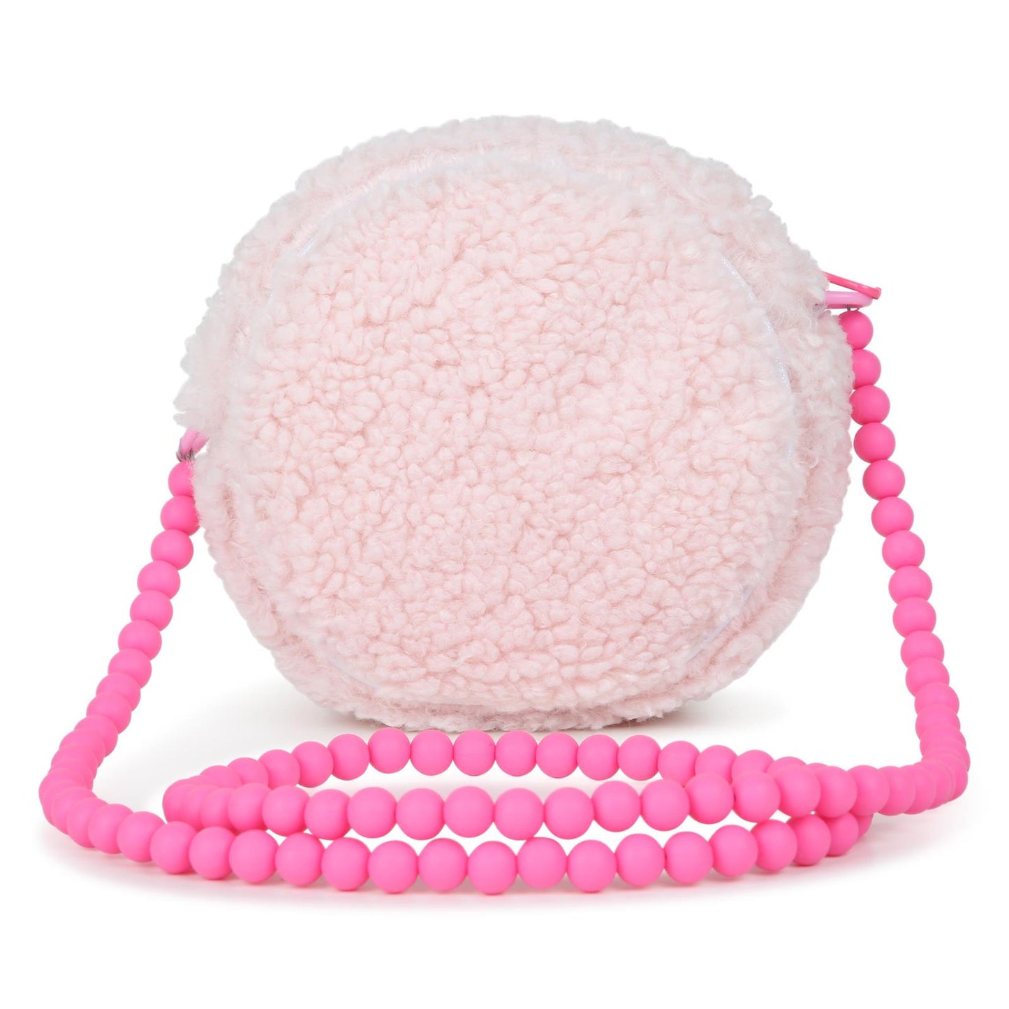 Billieblush - Sac à main rose mouton polaire