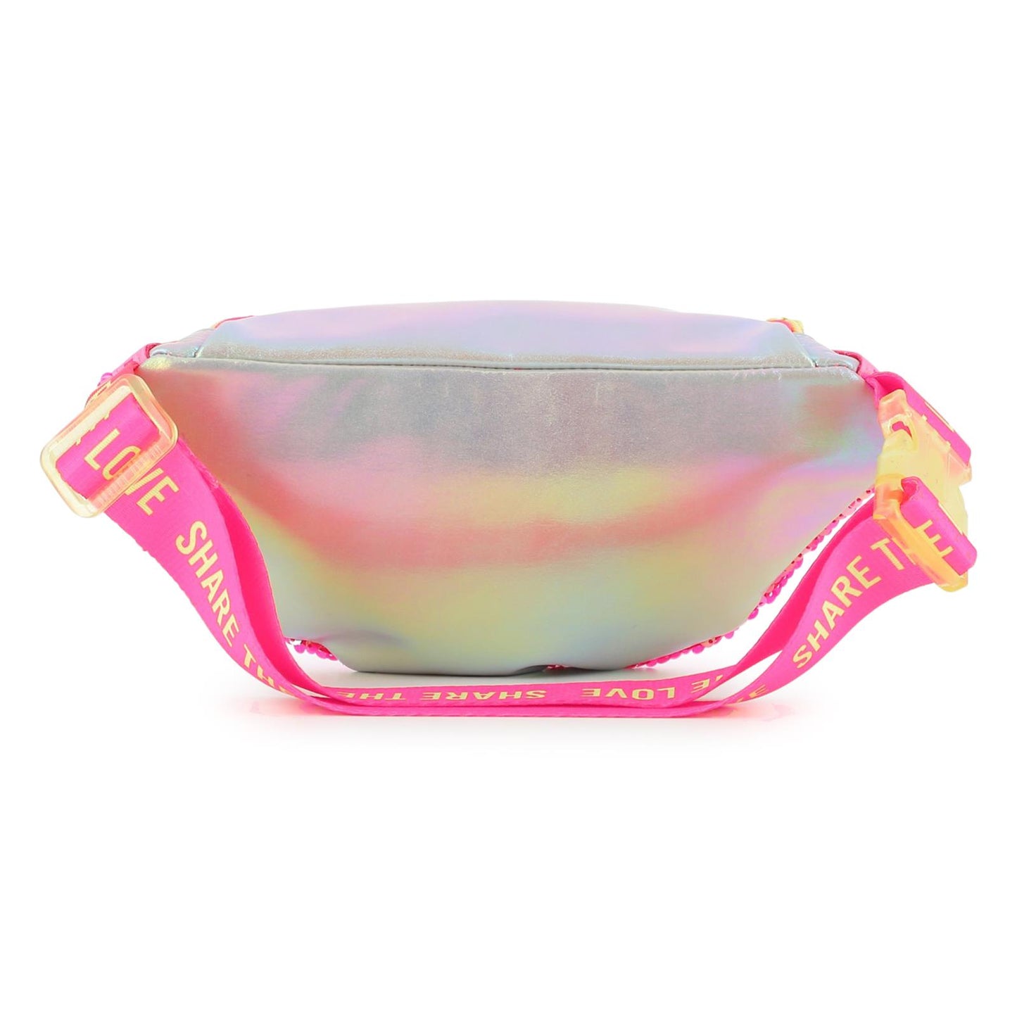 Billielbush - Sac banane à sequins fuchsia & matère brillante