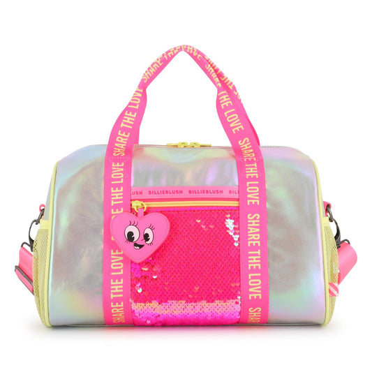 Billieblush - Sac bowling nacré avec sequins & matière brillante