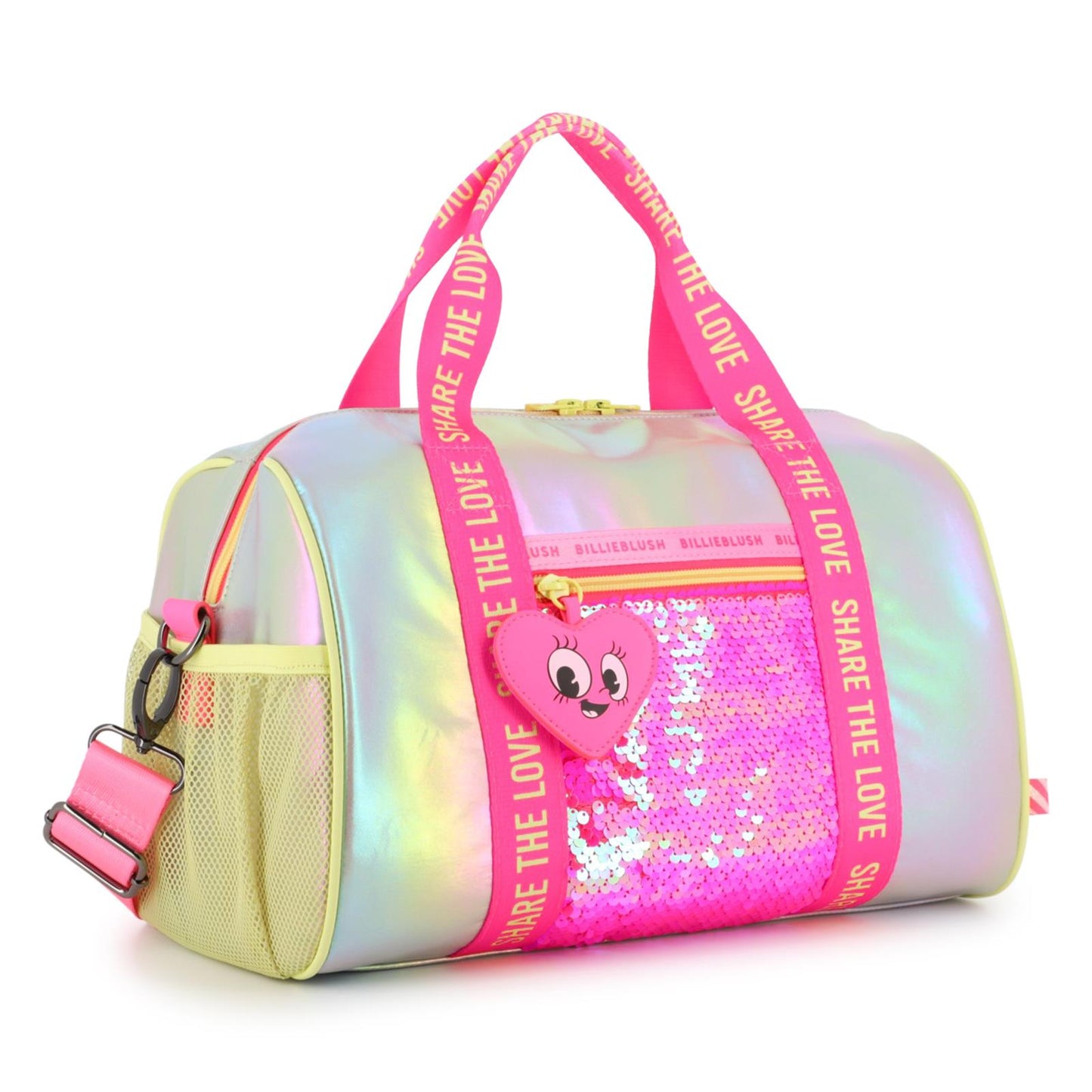 Billieblush - Sac bowling nacré avec sequins & matière brillante