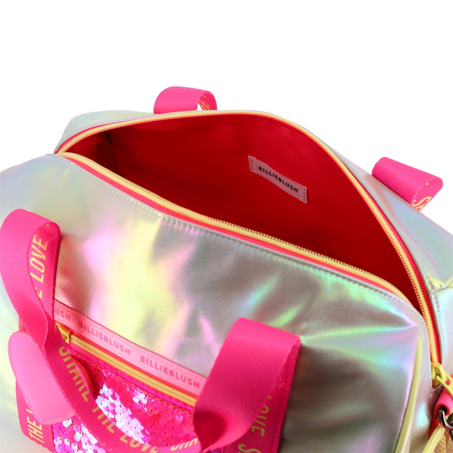 Billieblush - Sac bowling nacré avec sequins & matière brillante