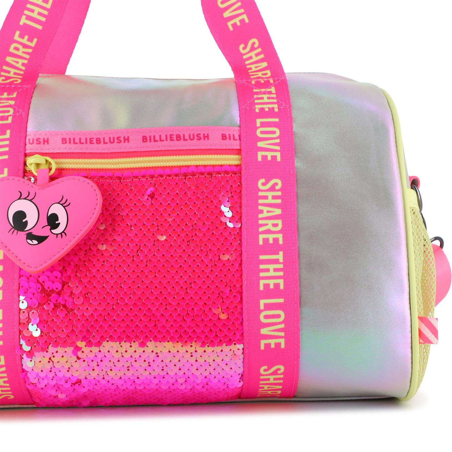 Billieblush - Sac bowling nacré avec sequins & matière brillante