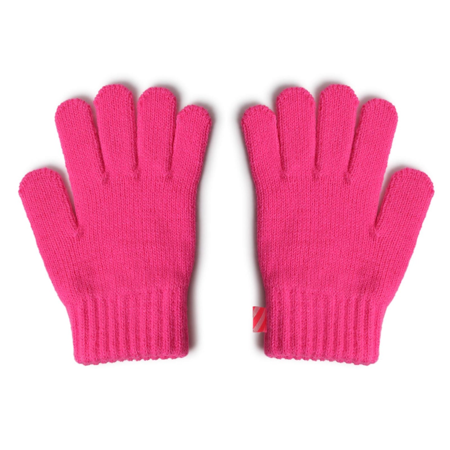 Billieblush - Gants fuchsia à strass
