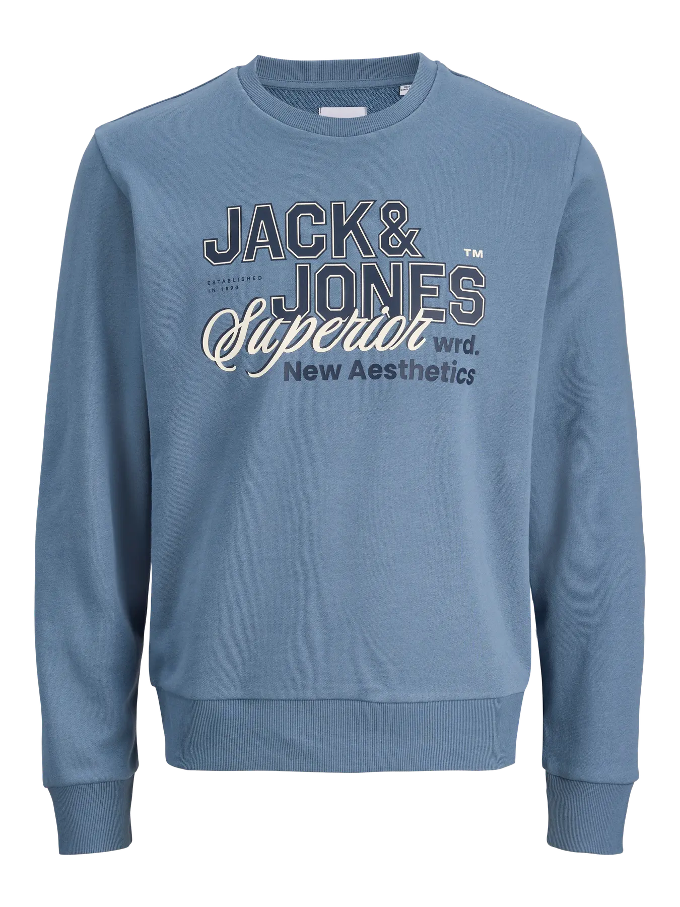 Jack&Jones - Sudadera JJELOGO Azul Mirage