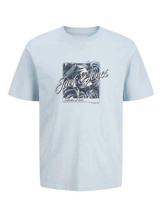 Jack&Jones - T-shirt Celestial Blue JJHONOLULU