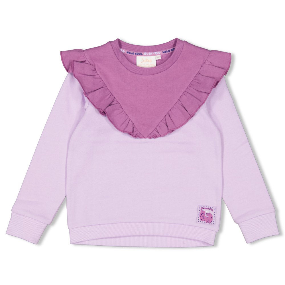 Jubel - Sweat lila avec col Wild Soul