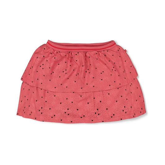 Jubel - Jupe rose & coeur Queen of Hearts
