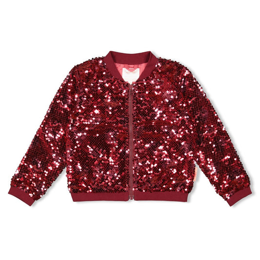 Jubel - Bomber en sequin Queen of Heurts