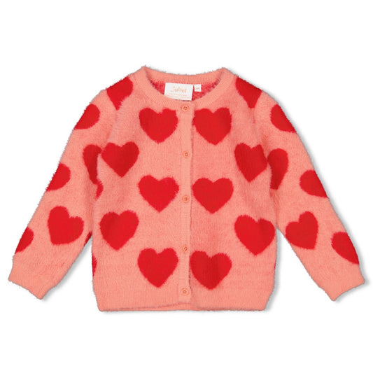 Jubel - Cardigan rouge & coeur Queen of Hearts