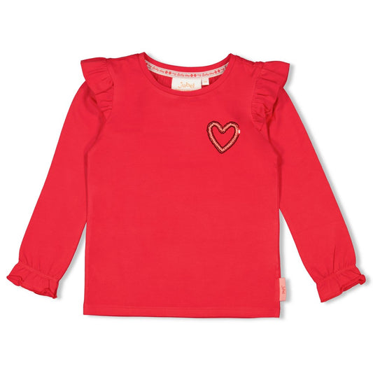 Jubel - T-shirt rouge Queen of Hearts