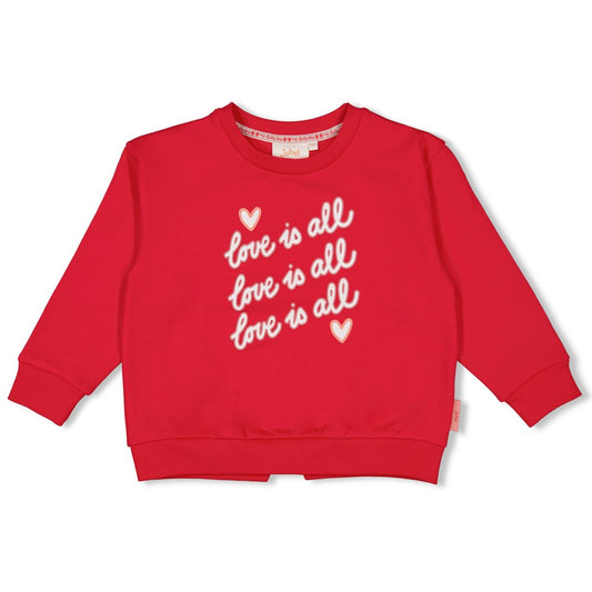Jubel - Sweat rouge Queen of Hearts