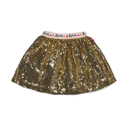 Jubel - Jupe à sequin dorée Shine Bright