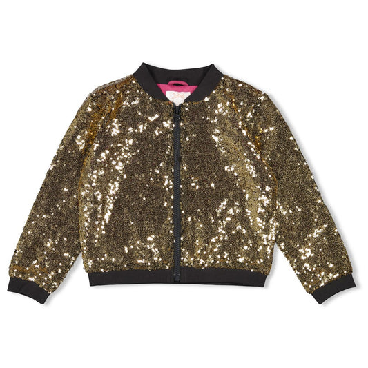 Jubel - Bomber à sequin doré Shine Bright
