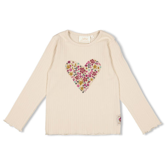 Jubel - T-shirt blanc & coeur Shine Bright