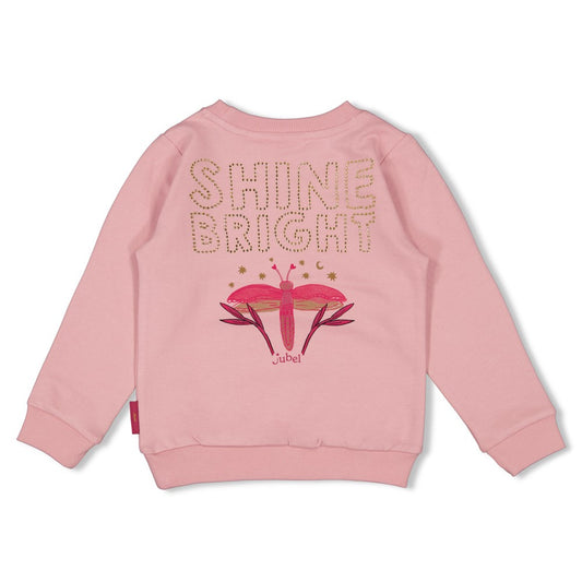 Jubel - Sweat rose backprint Shine Bright