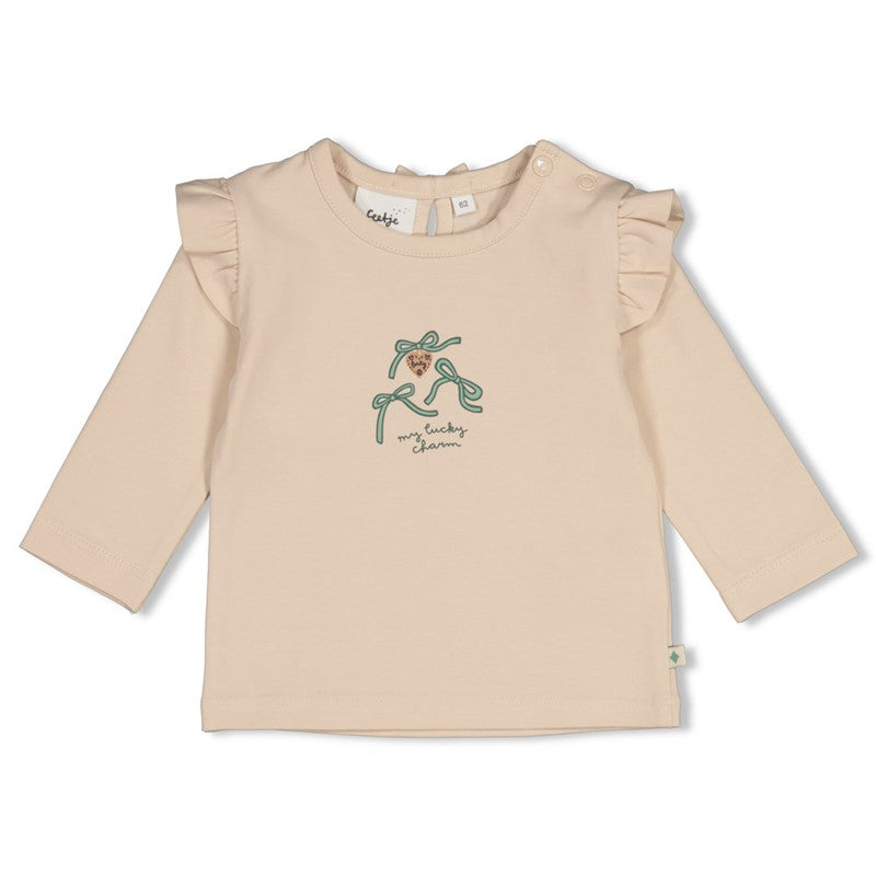 Feetje - T-shirt off white Lucky Bloombird