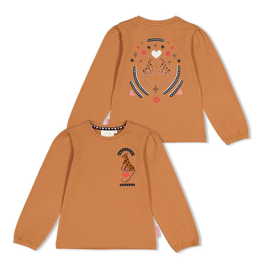 Jubel - T-shirt camel back print City Chic