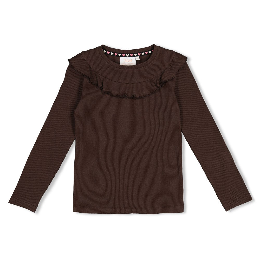 Jubel - T-shirt brun City Chic