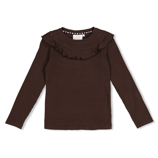 Jubel - T-shirt brun City Chic