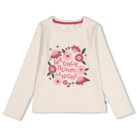 Jubel - T-shirt off white Moon Flowers