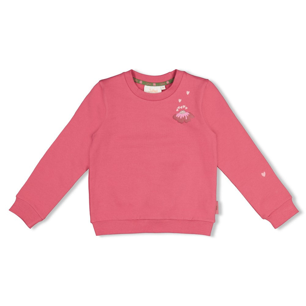 Jubel - Sweat rose backprint Moon Flowers