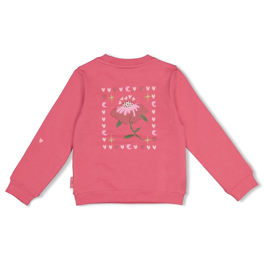 Jubel - Sweat rose backprint Moon Flowers