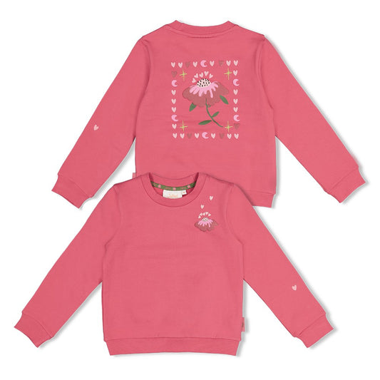 Jubel - Sweat rose backprint Moon Flowers
