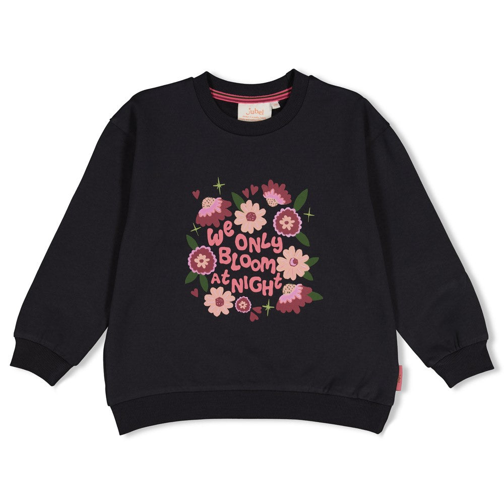 Jubel - Sweat anthracite Moon Flowers