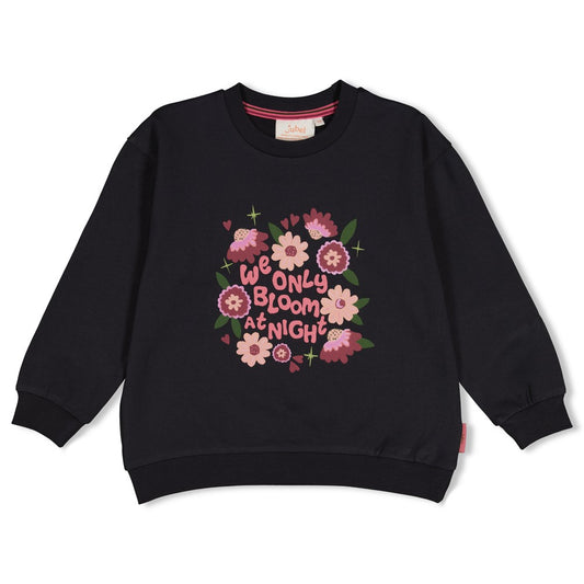 Jubel - Sweat anthracite Moon Flowers