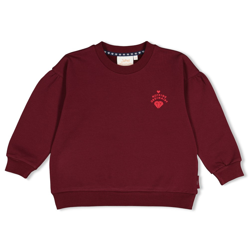 Jubel - Sweat bordeaux Daily Princess