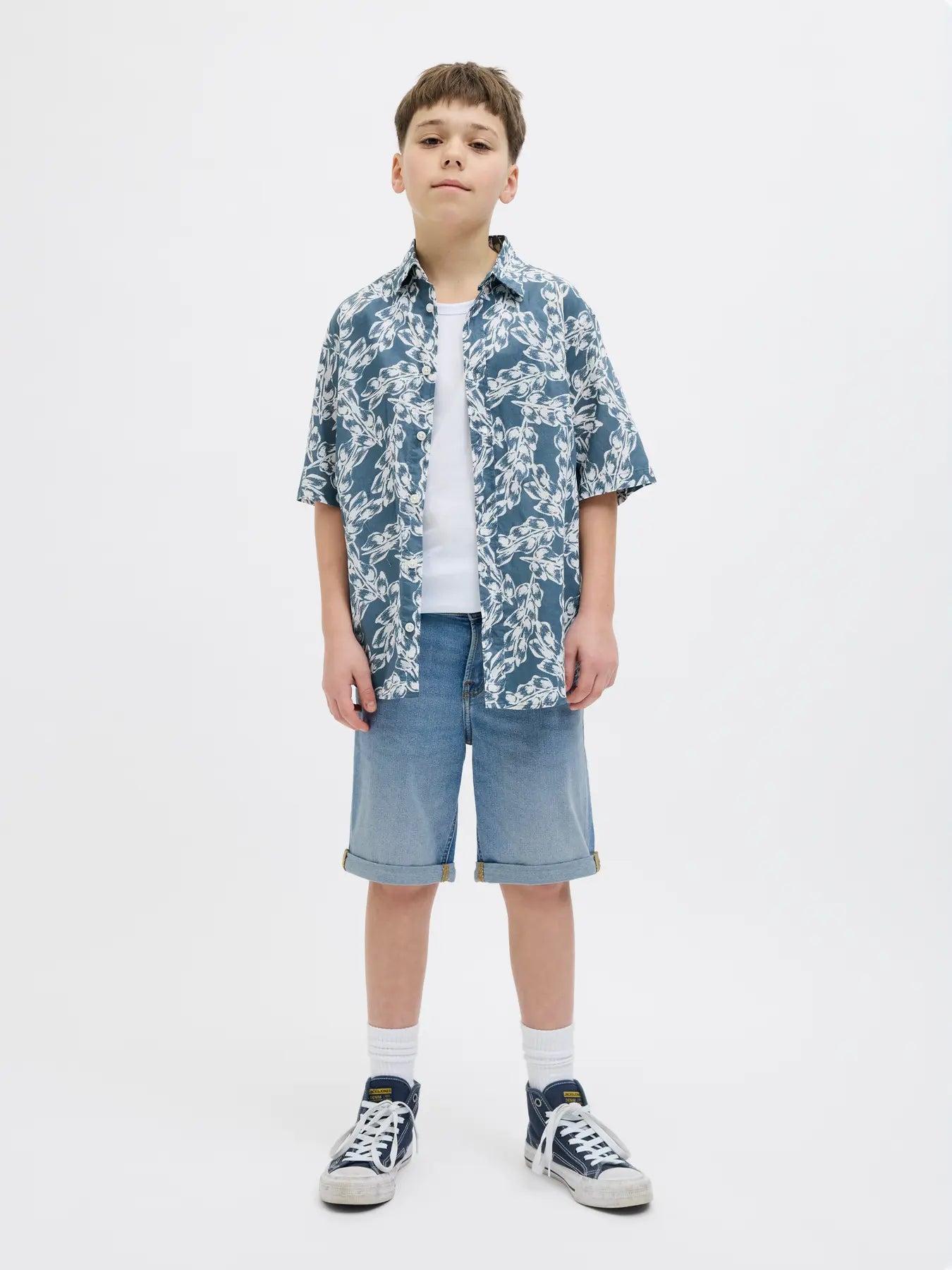 Jack&Jones - Short JJIRICK blue denim 330