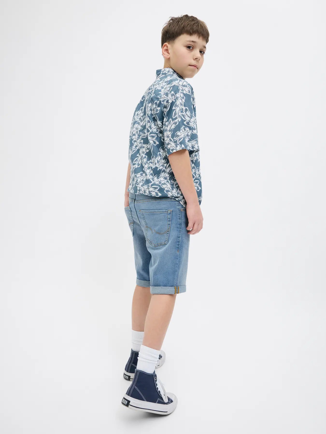 Jack&Jones - Short JJIRICK blue denim 330