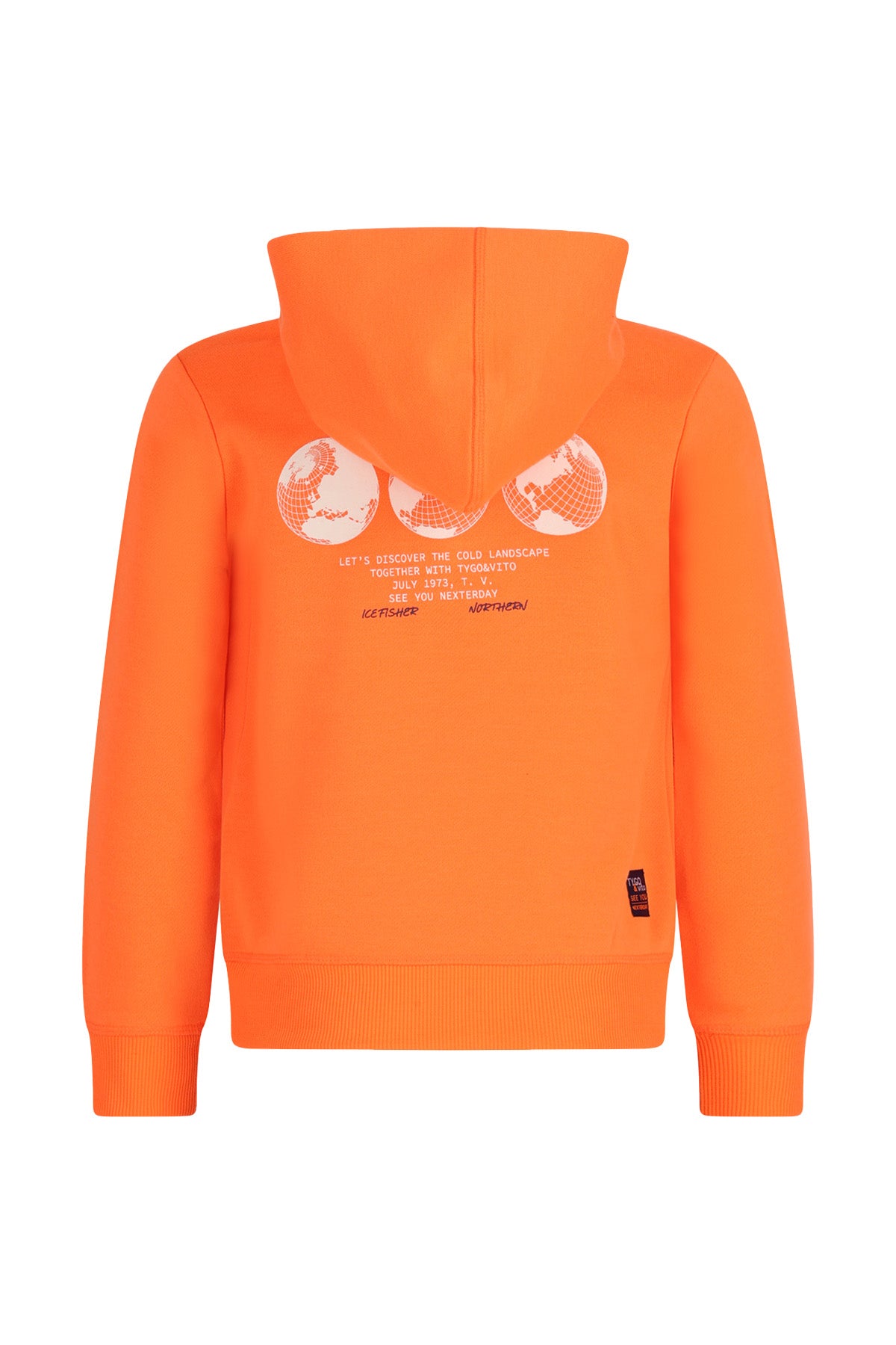 Tygo & Vito - Sweat à capuche Orange Clownfish HANK